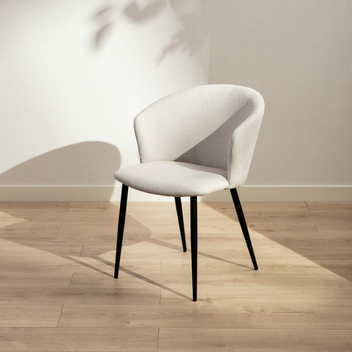 Krzesło LUJO Beżowe 56,5x59x81 cm