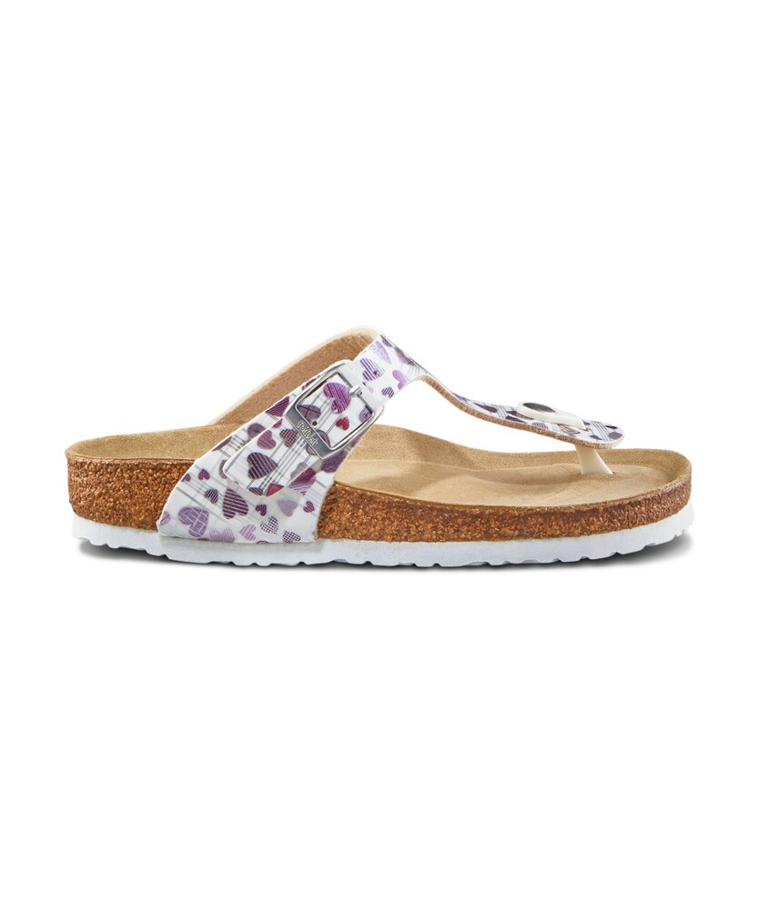 FarWest Girls' Youth Veron Cork Flip Flop Sandals - Pink Multicolor