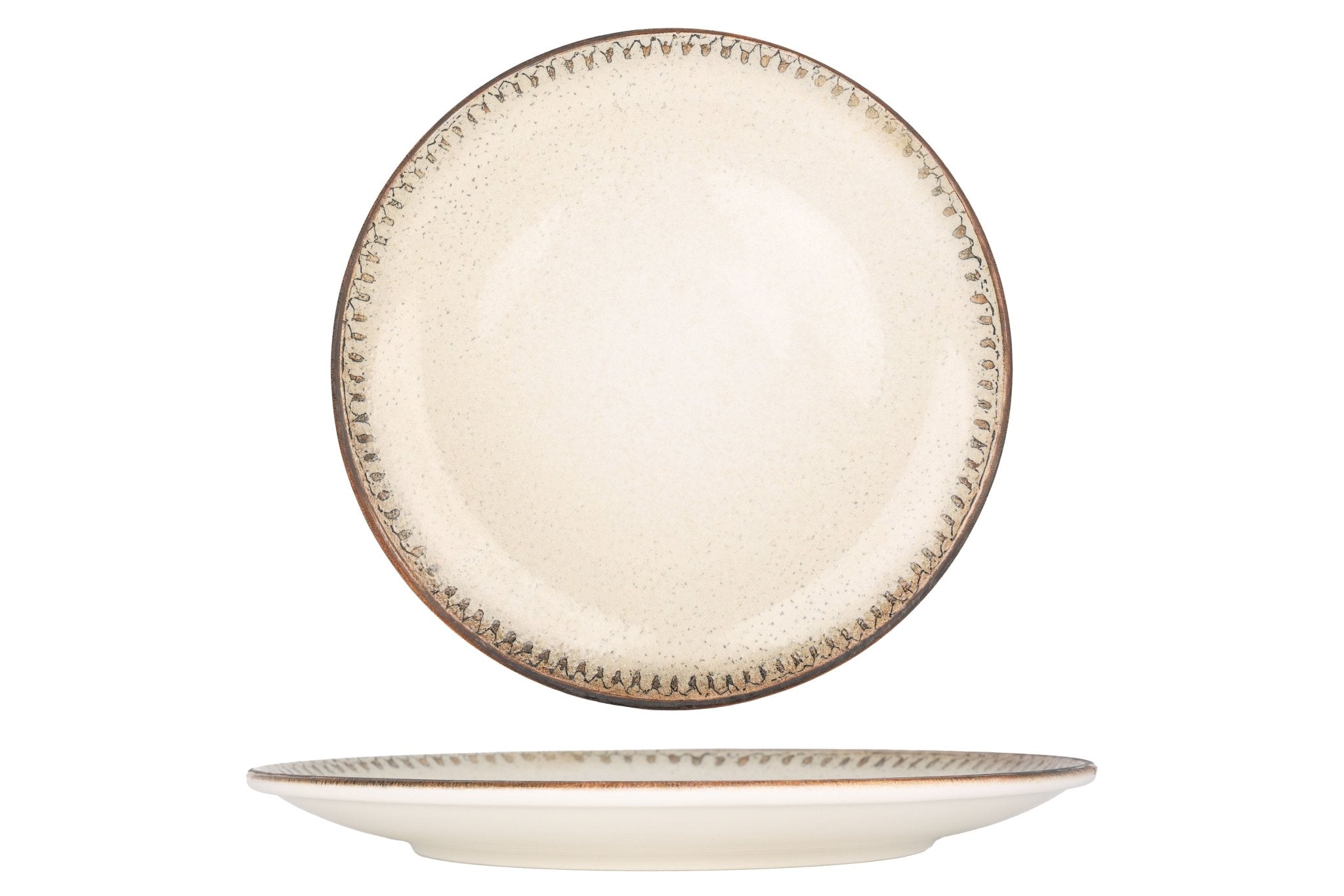 Bonna Dinerbord - Cortado - Porselein - 30 cm - set van 6