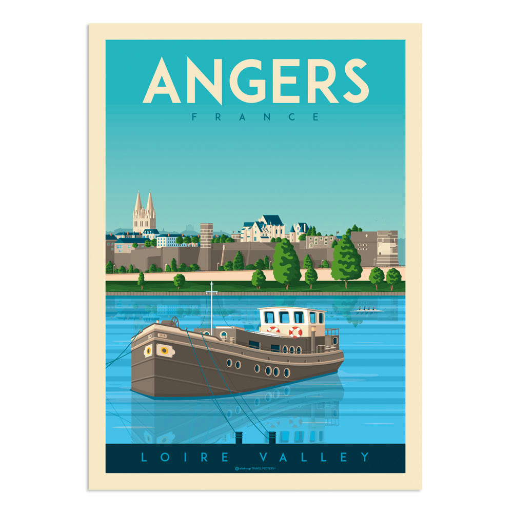 - Affiche Angers  30x40 cm