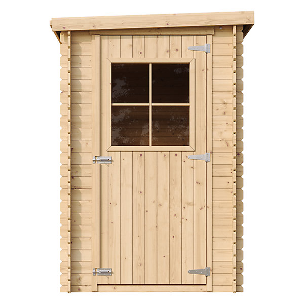 Abri de jardin en bois - l239xL144xH198 cm/2.63 m2 M306 - Timbela