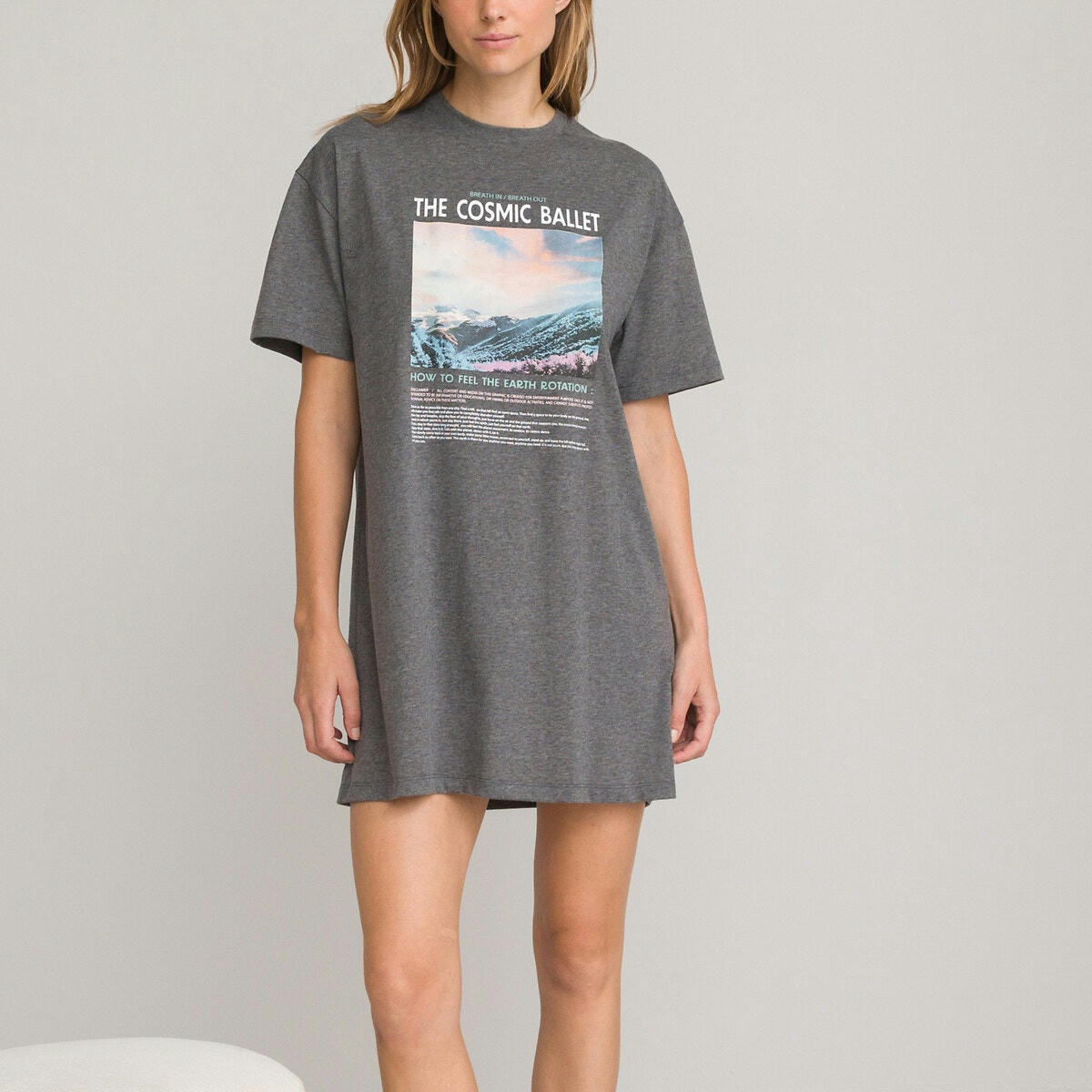 Chemise de nuit, manches courtes