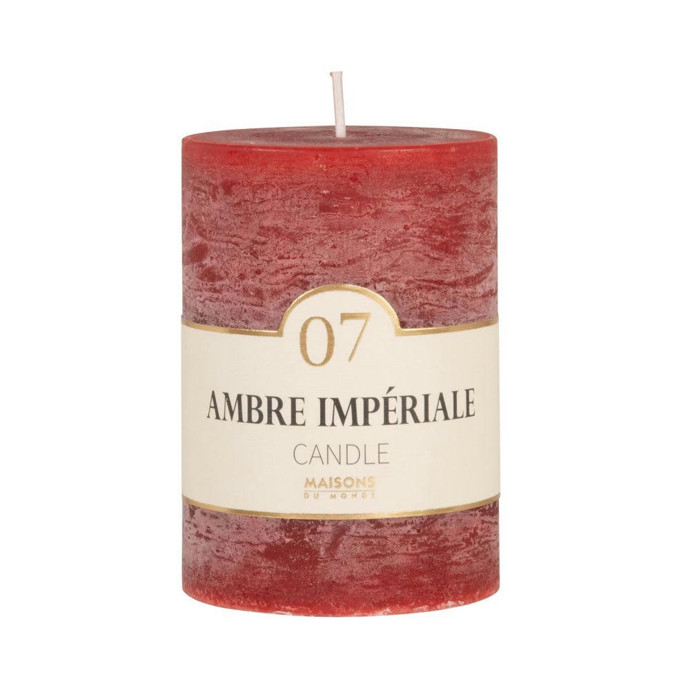 COLORAMA - Bougie parfumée rouge H10, 330g