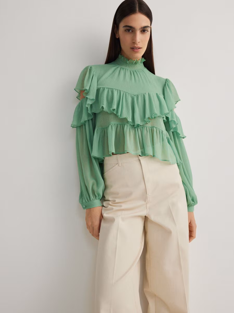 Ruffle Blouse