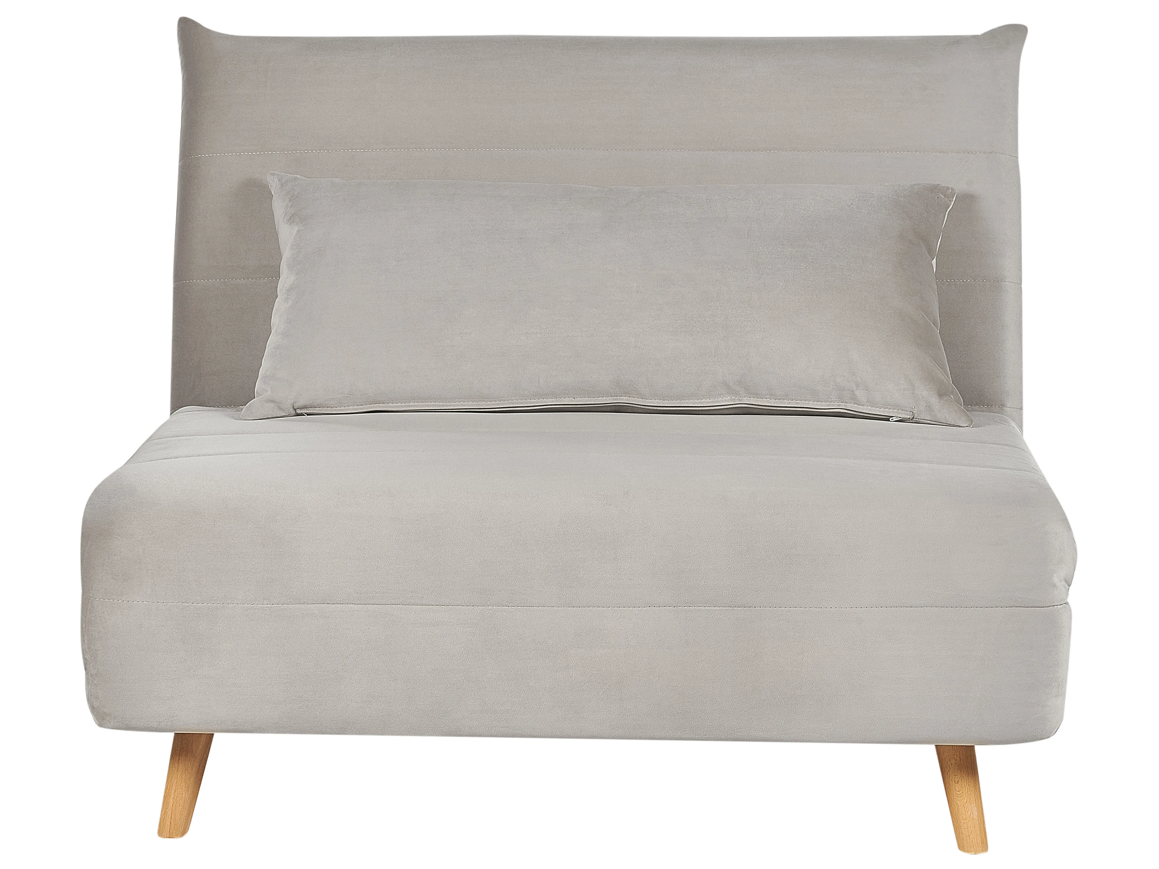 Single Sofa Bed SETTEN Fabric Light Grey