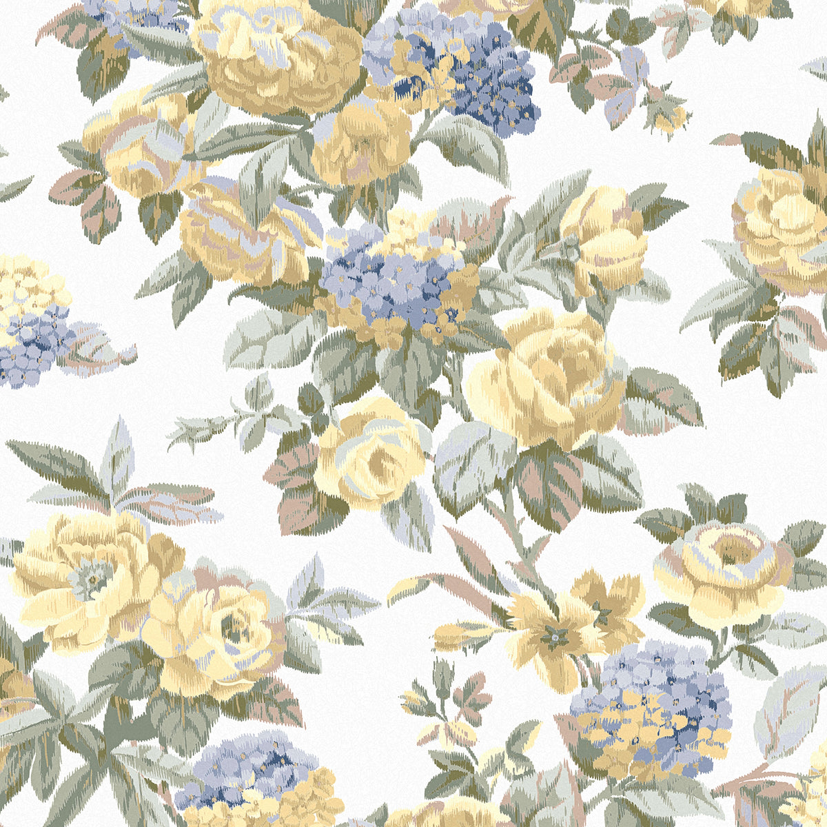 Laura Ashley Vliesbehang - Pembrey - Pale Gold - Goud 10mx52cm