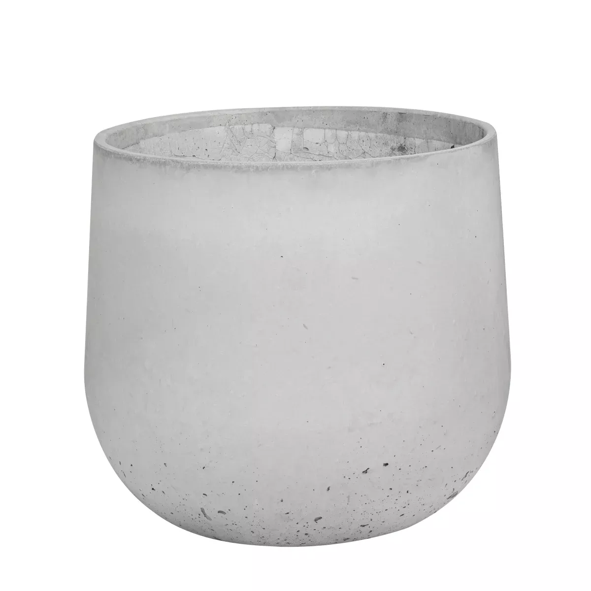 Donica Betonowa Zewnętrzna Zadora BOWL XL 115x100 cm szary naturalny