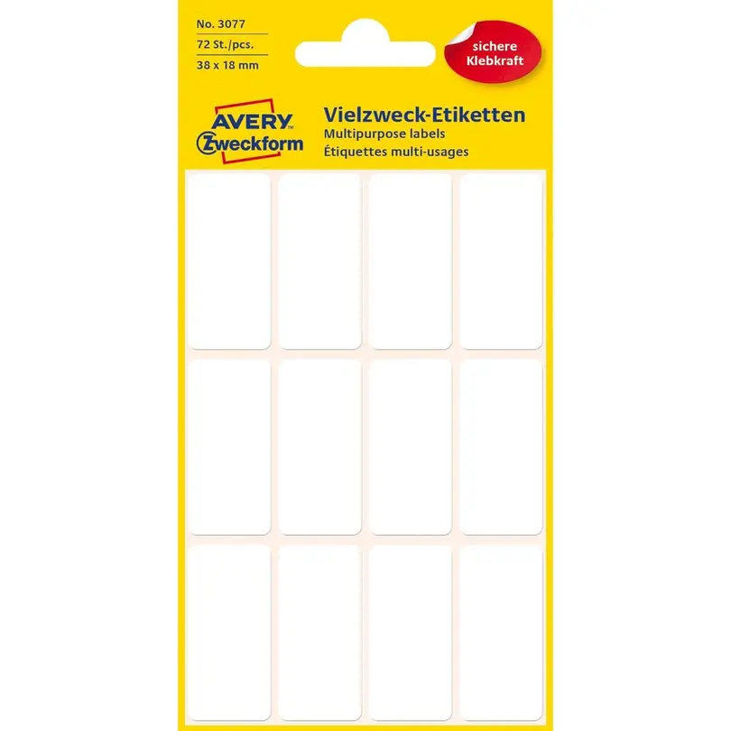 Etiketten 6er-Set Vielzweck-Etiketten