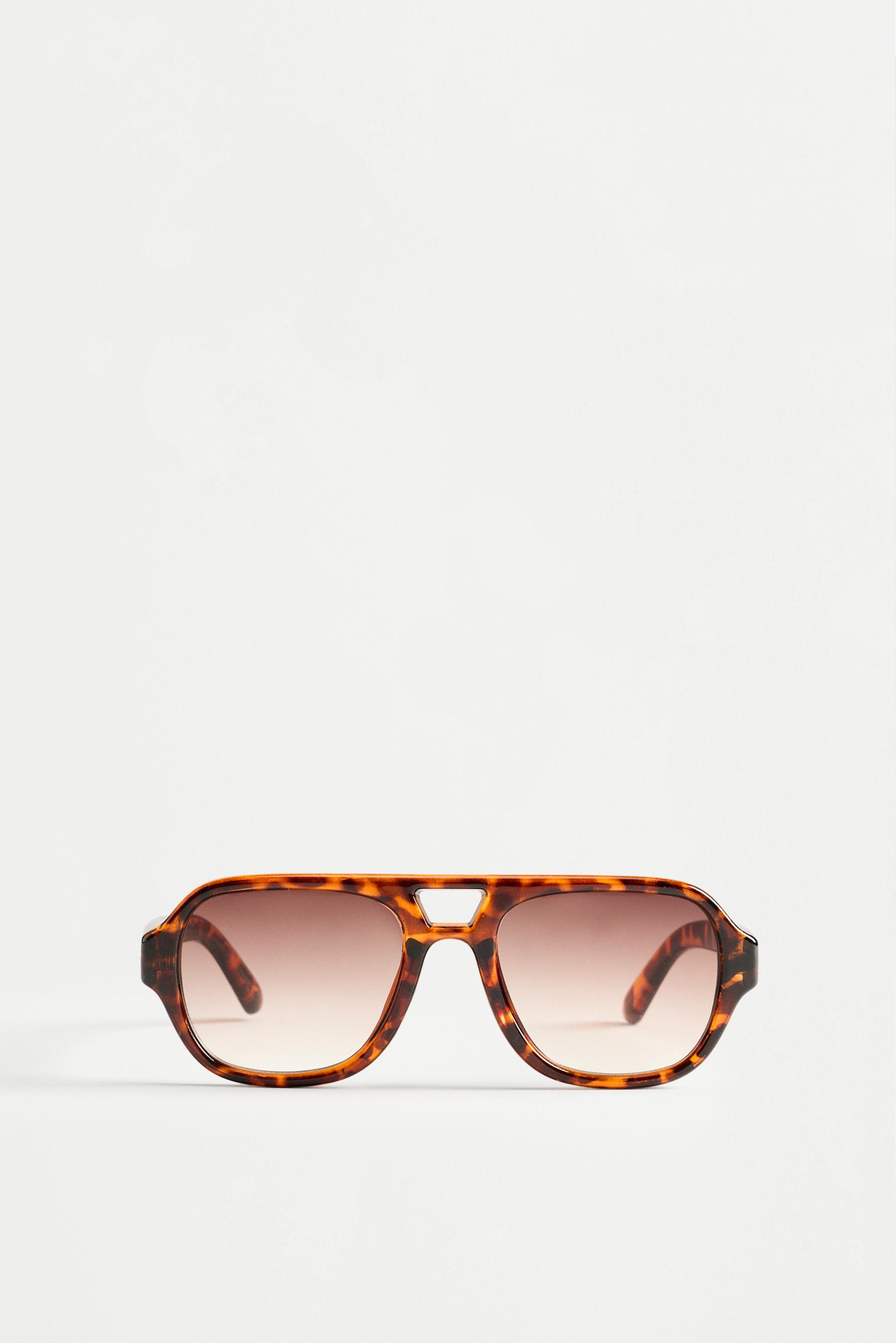 Gafas aviador efecto carey