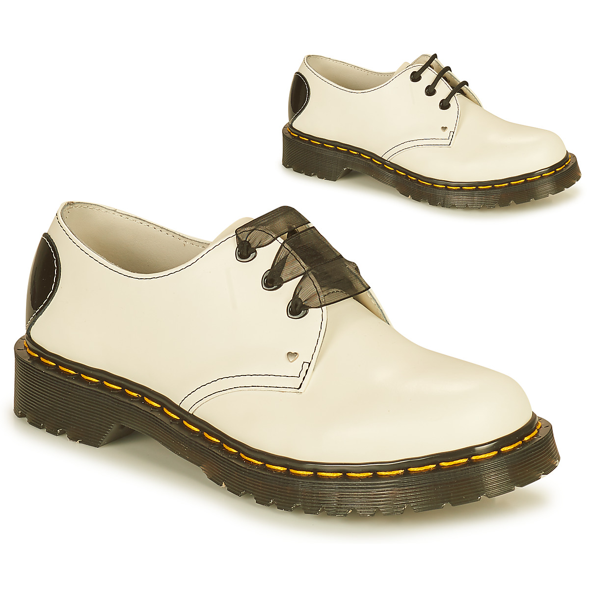 Dr. Martens - 1461 HEARTS - White /  black