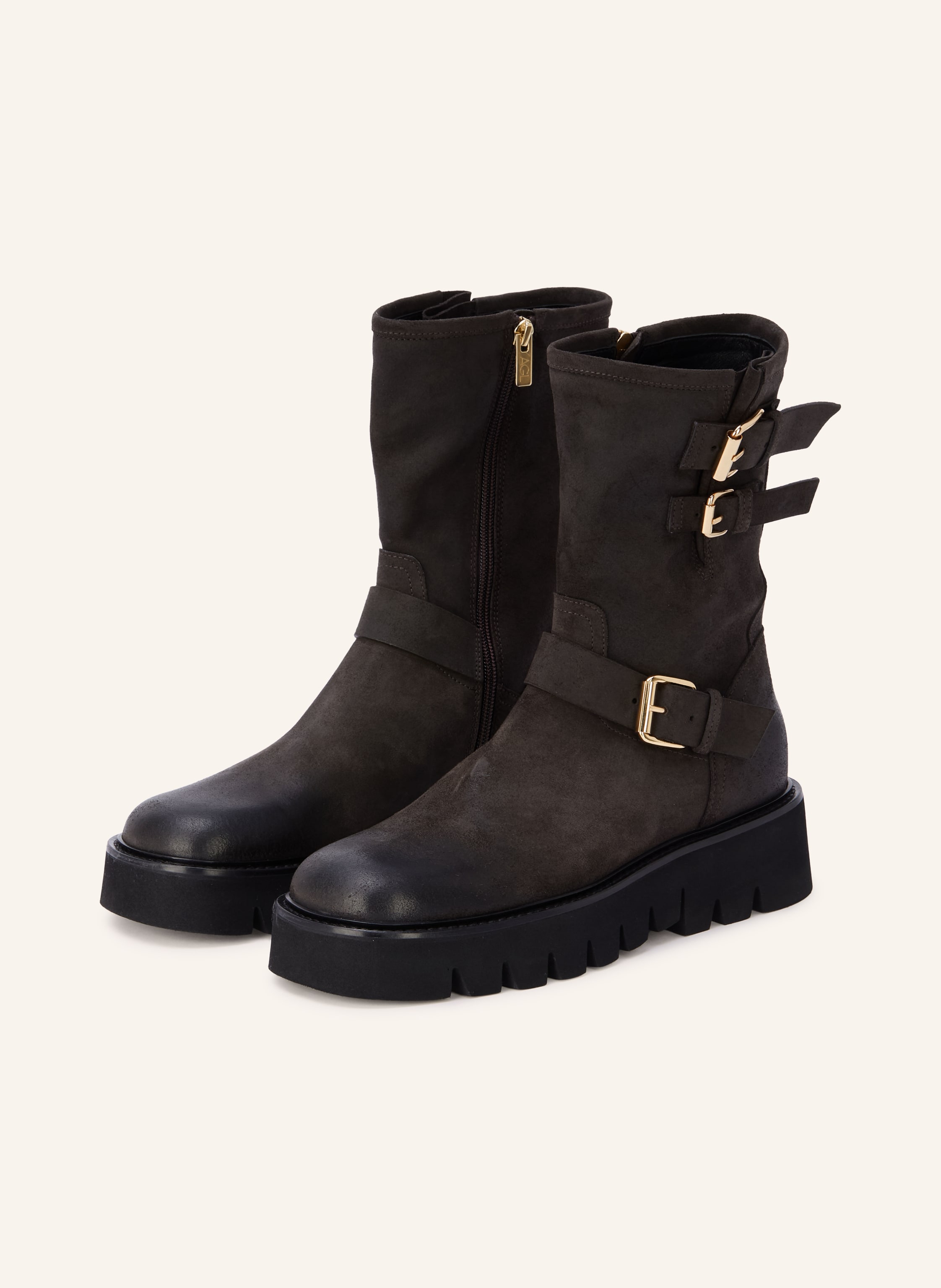AGL Biker Boots LUGGIE BIKER
