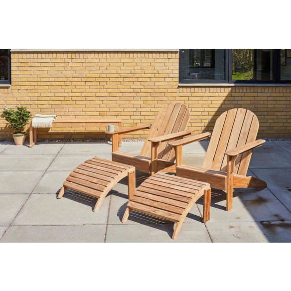 Loungeset »Adirondack «, 2 Sitzplätze, Teakholz, 2-teilig