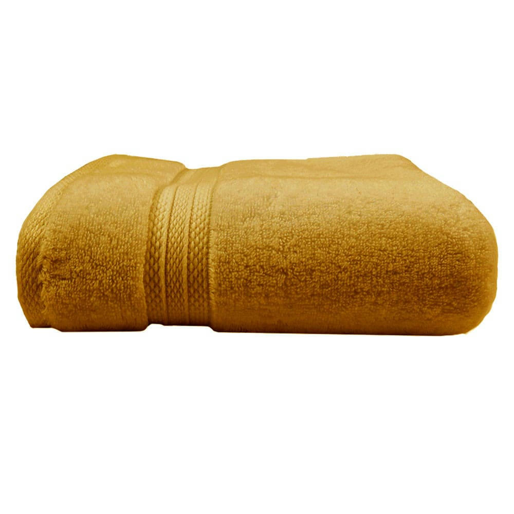 - Drap de douche  pur coton orange 70x140