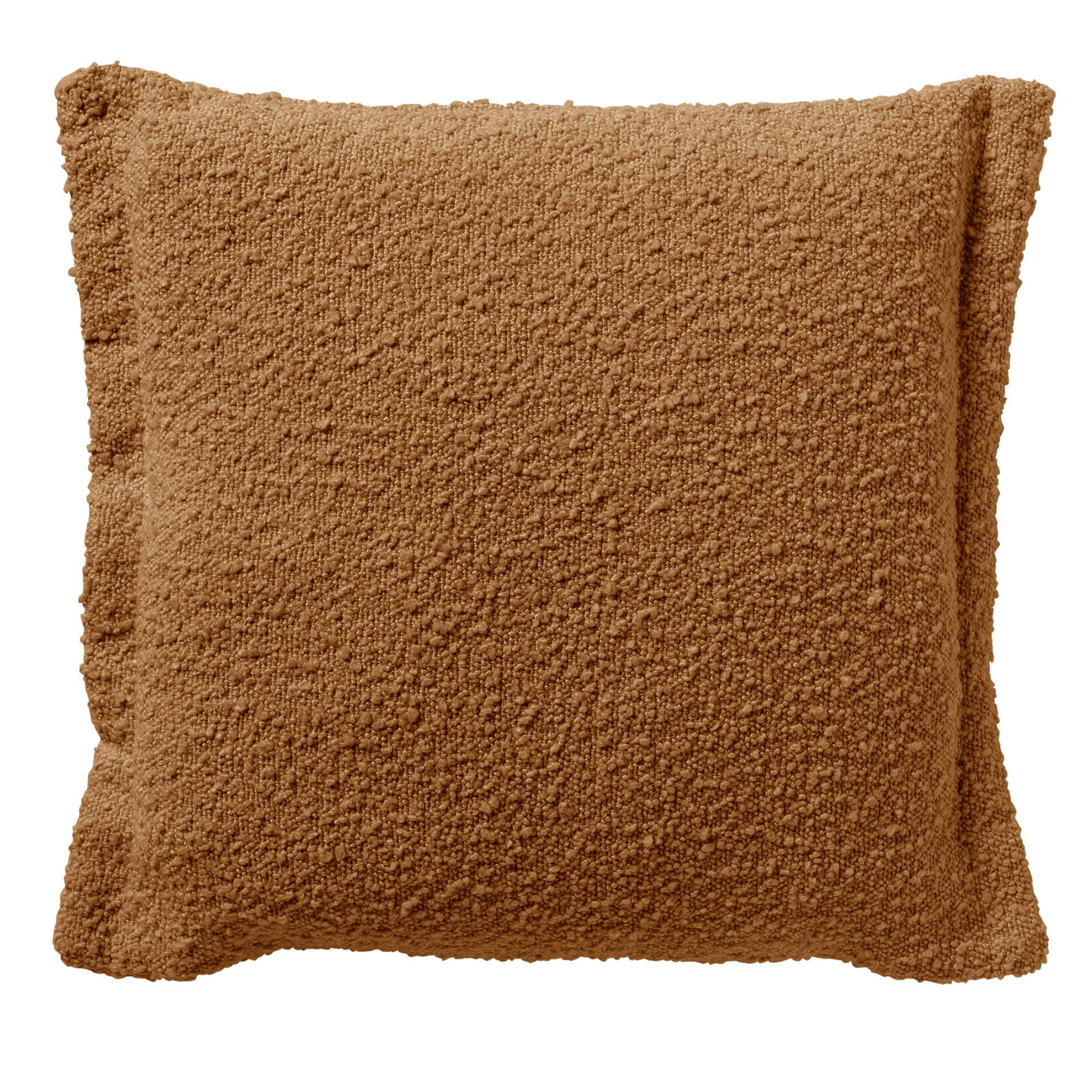 - Housse de coussin marron en acrylique et polyester-45x45 cm uni