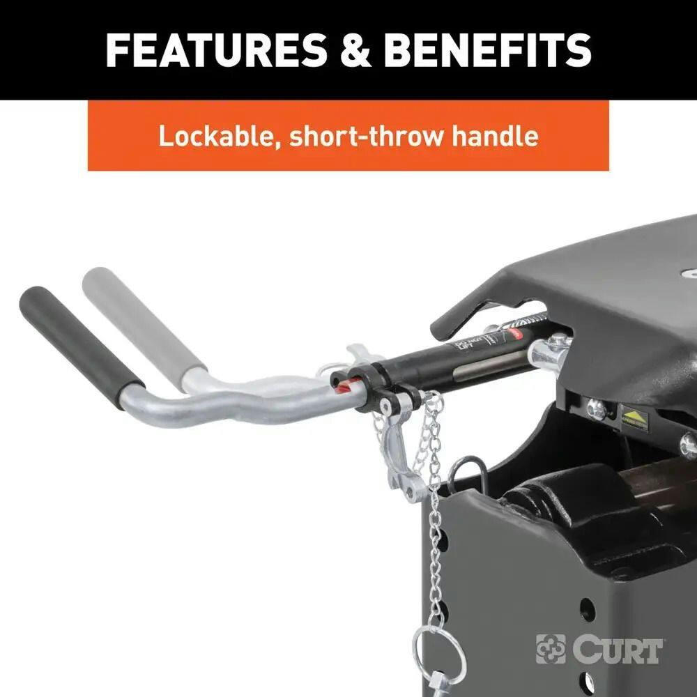 CURT Q20 5th Wheel Hitch Head, Select Models