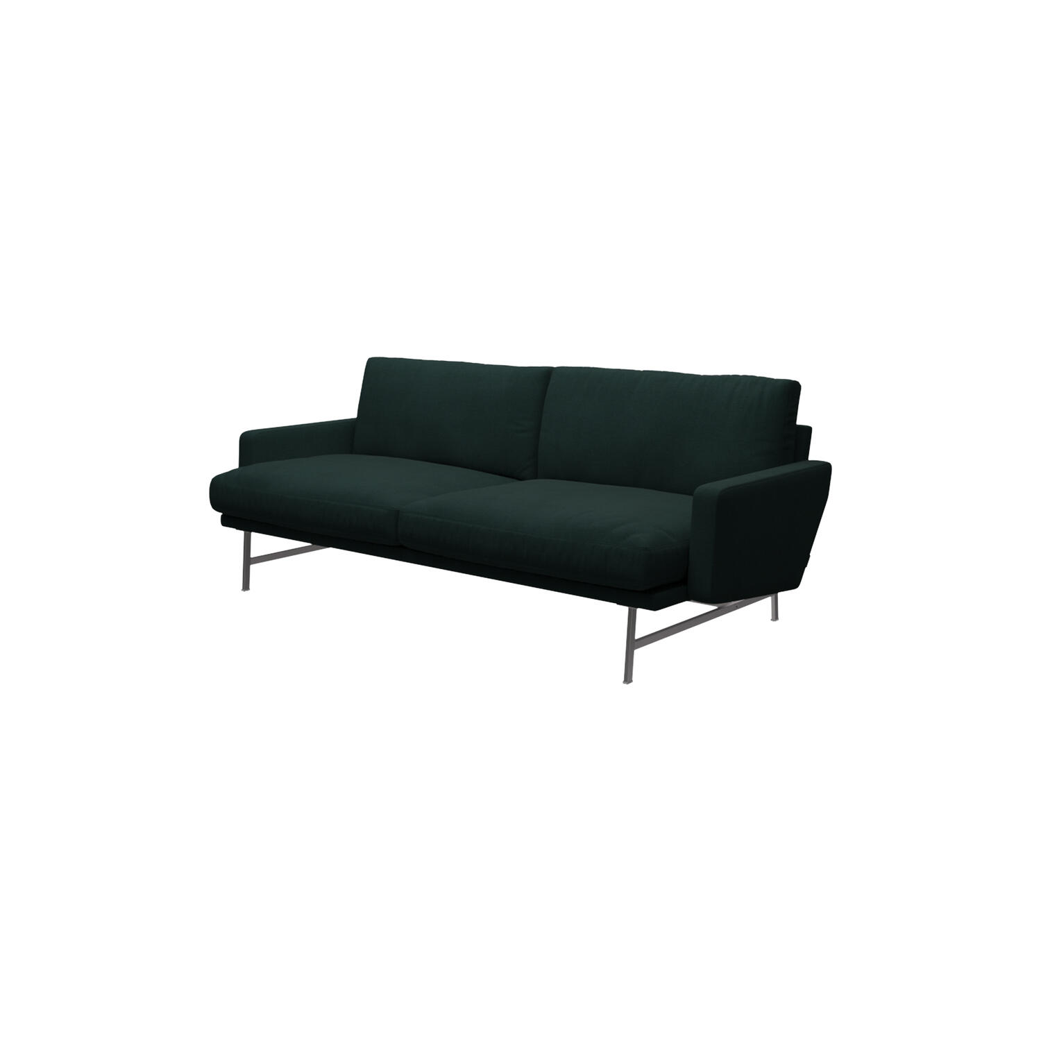 Lissoni&trade; PL112 sofa, dark green 1161