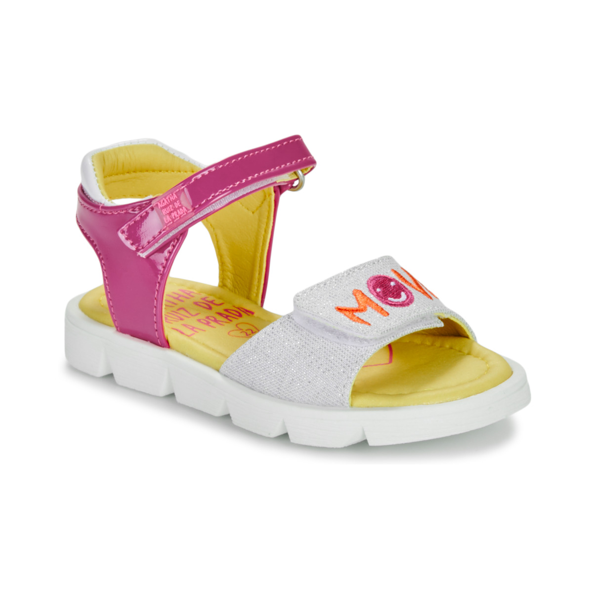 Agatha Ruiz de la Prada - SANDALIA MOVIE - Pink / Silver
