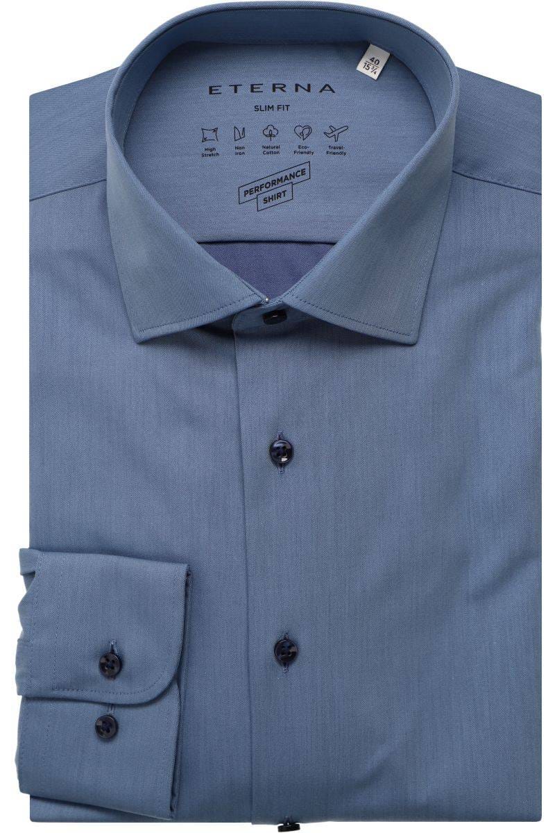ETERNA Performance Slim Fit Hemd mehrfarbig, Einfarbig