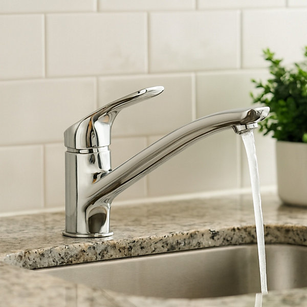 Mitigeur évier chrome Essebagno Silo