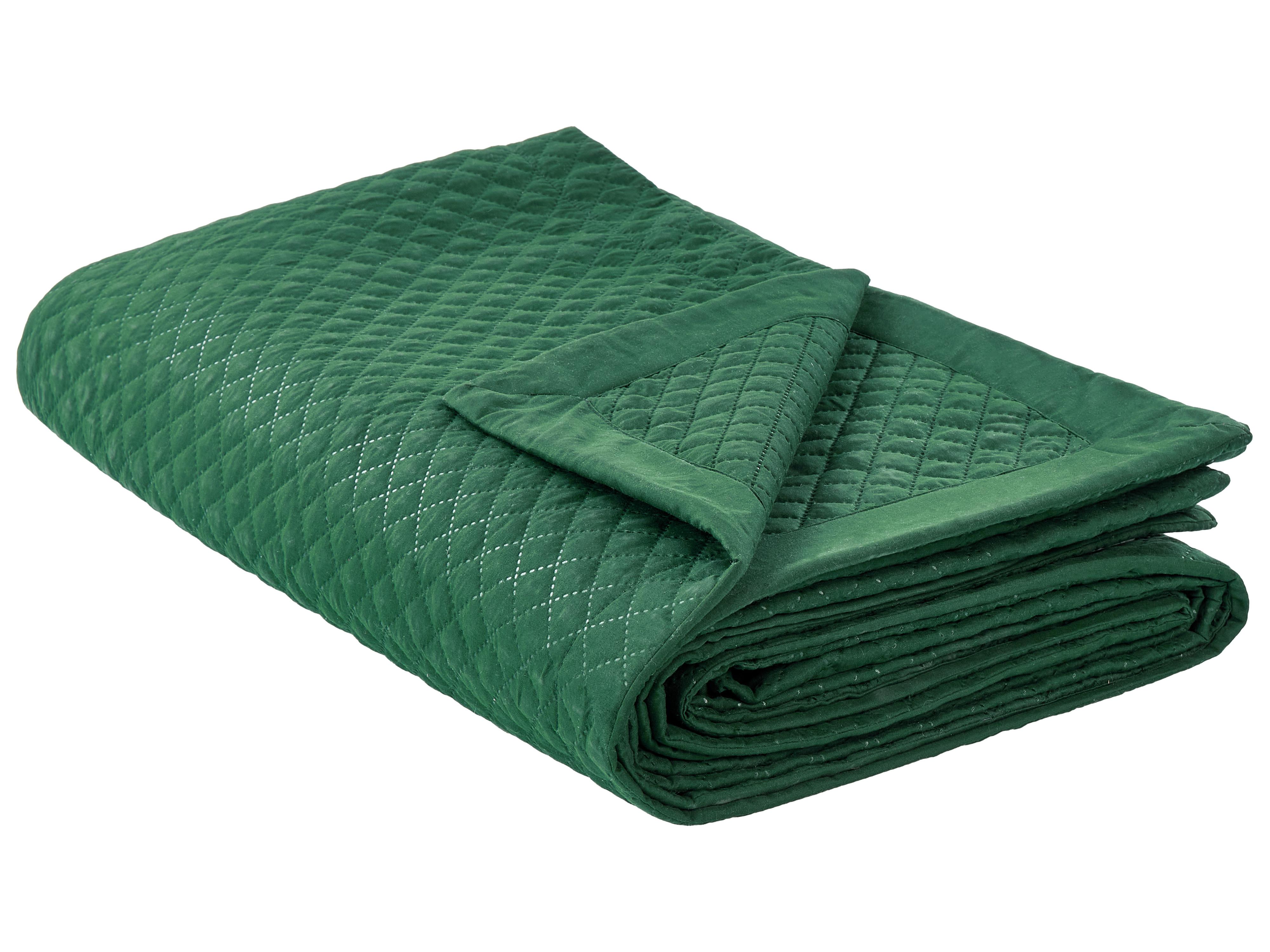 Bedspread NAPE 200 x 220 cm Dark Green