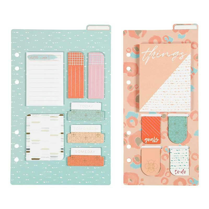 PLANNER - Kit mémos journal planneur pastel