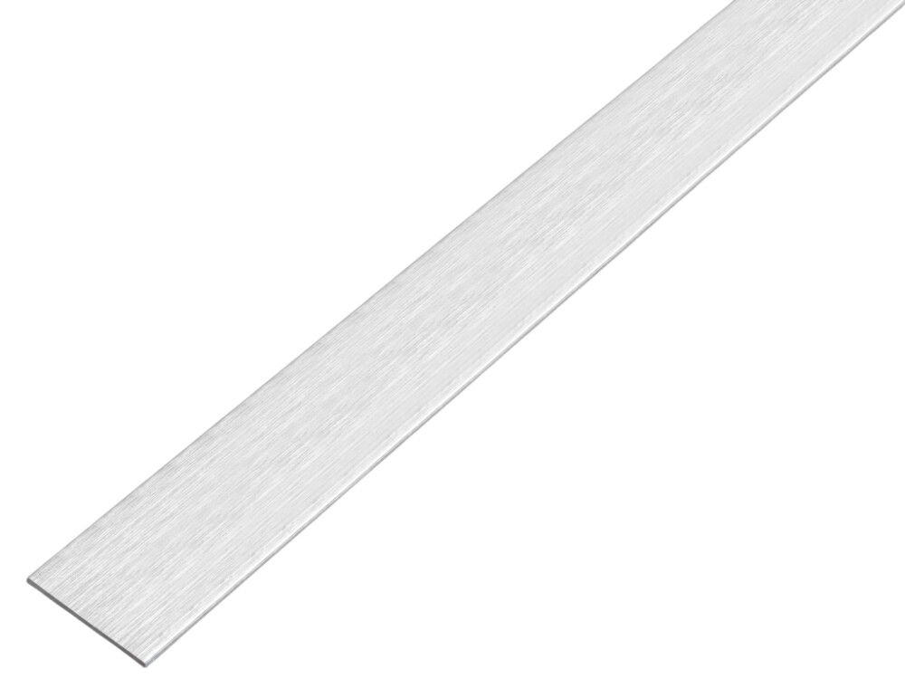 FLATJERN GAH ALBERTS ALUMINIUM GRÅ 20X1000MM