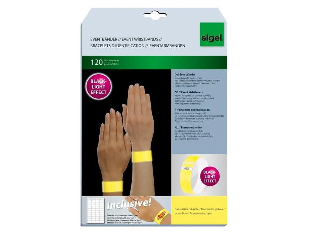 Etiketten 120er-Set Eventbänder
