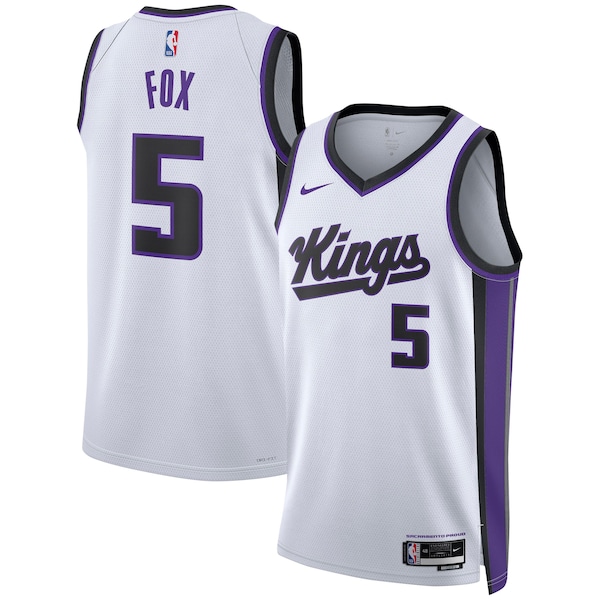 De'Aaron Fox Sacramento Kings Nike Unisex Swingman Jersey - Association Edition - White/Black