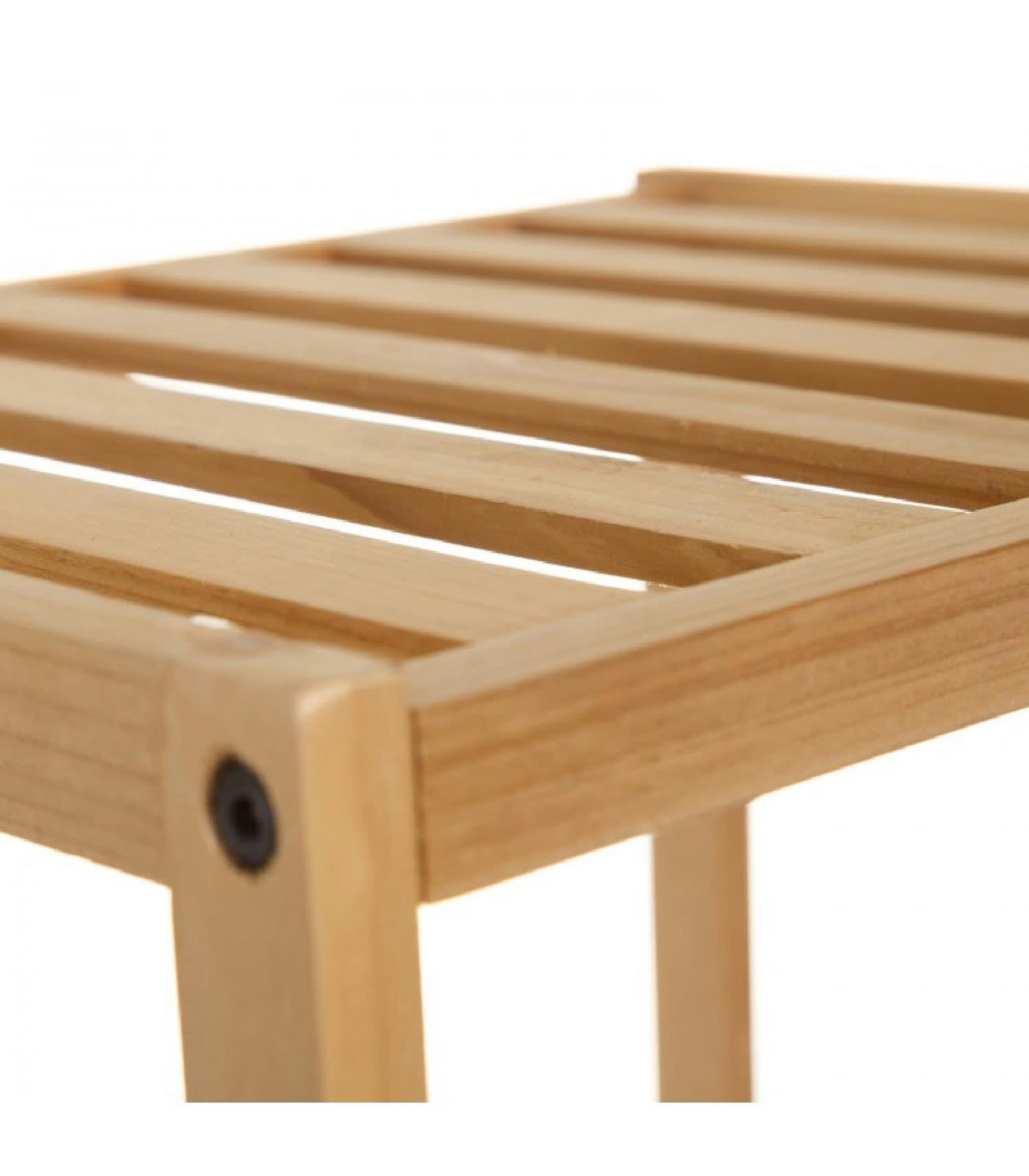 SAPIN - Étagère en bois de sapin nature 3 plateaux