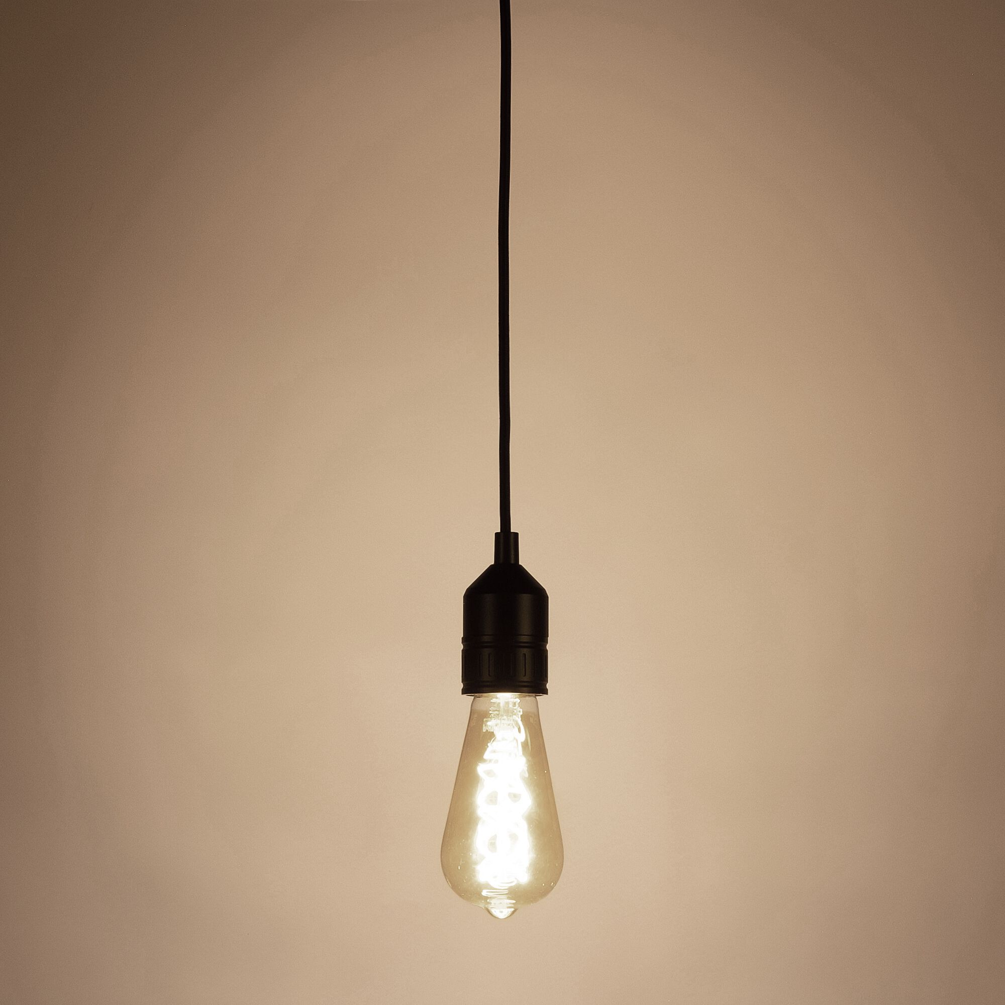 NANS - Suspension électrifiée E27 - noir L120cm