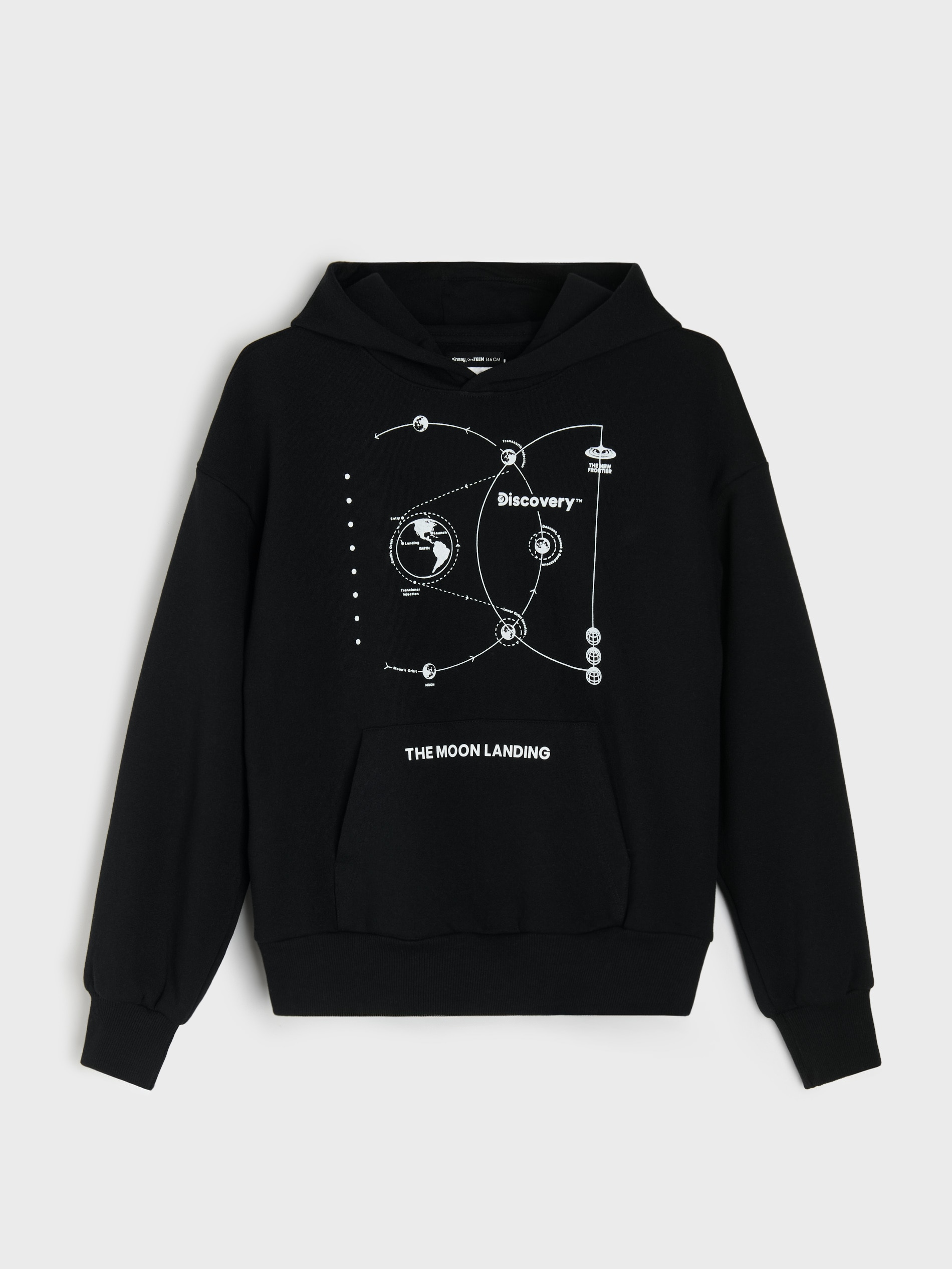 Bluza z kapturem z nadrukiem Discovery