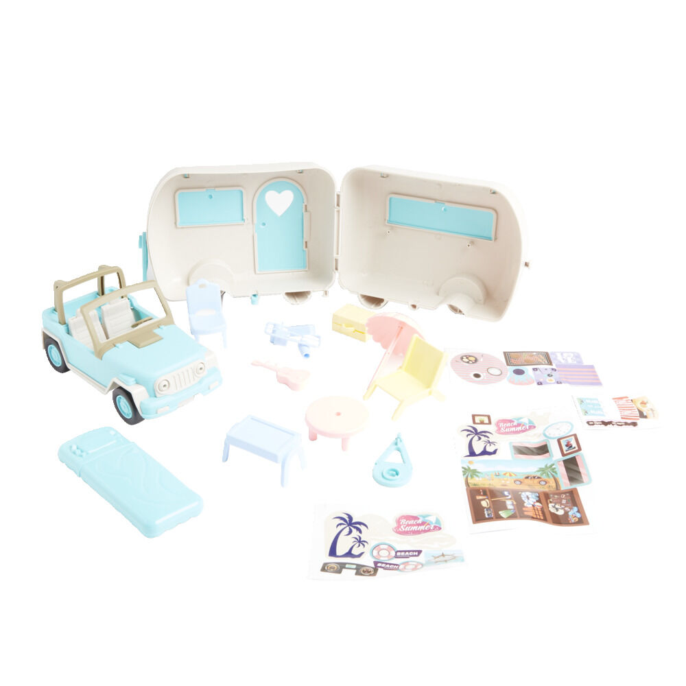 Jeu de camping car de plage