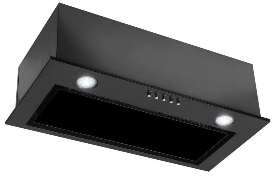 Okap szafkowy CIARKO SL BOX Glass 60 Czarny