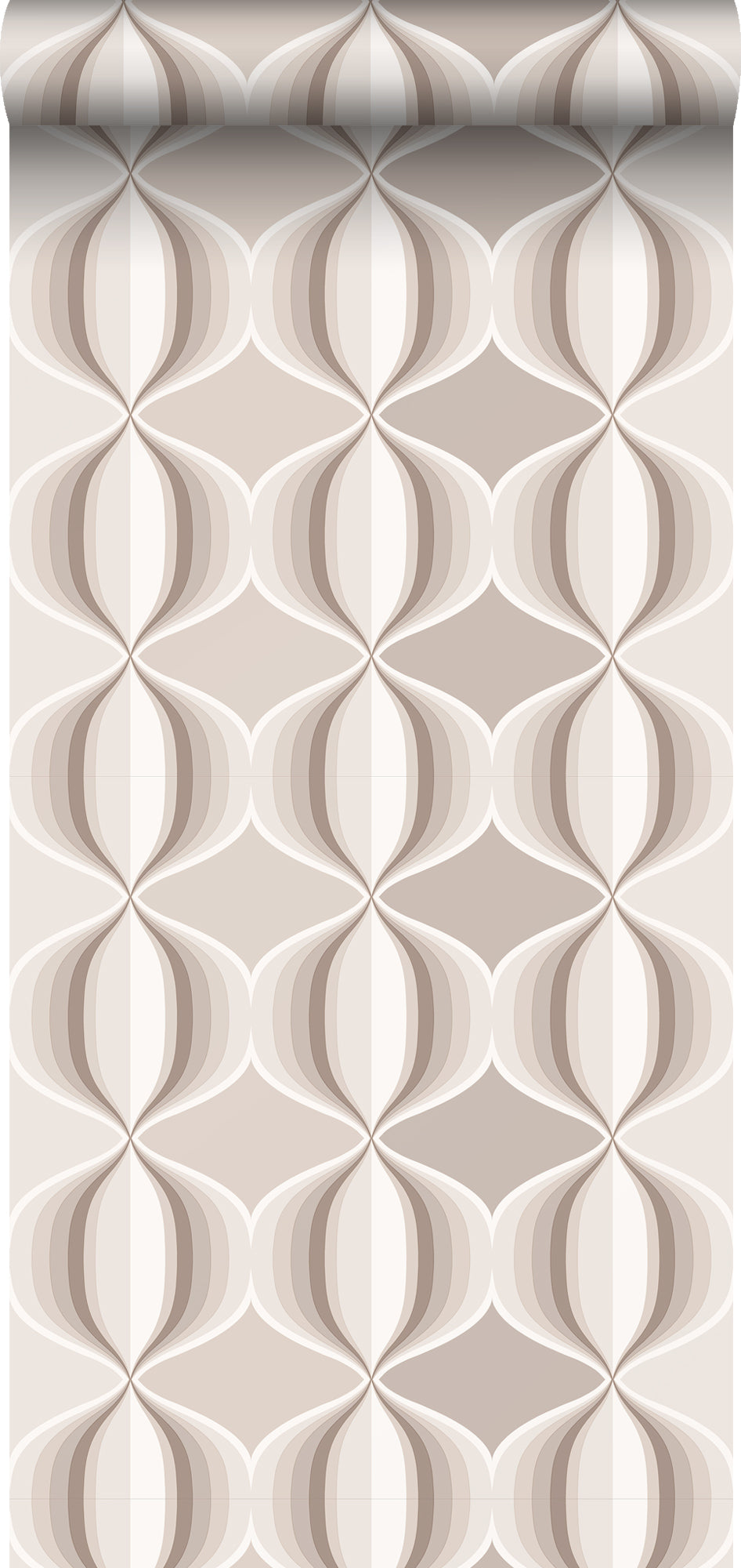Sanders & Sanders behang grafisch motief beige - 53 cm x 10.05 m - 935229
