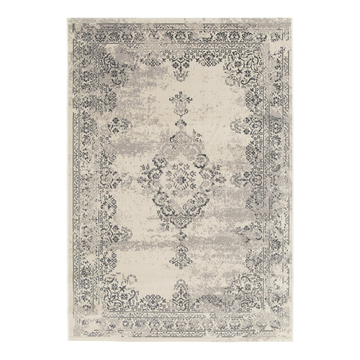 AFK Living vloerkleed Ottoman - zeer zacht - grijs - 200 x 290 cm