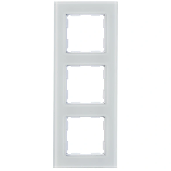 Rahmen 3-fach, Transparent, 1 cm