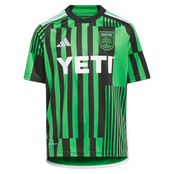 Sebastián Driussi Austin FC adidas Youth 2024 Las Voces Kit Replica Jersey - Green