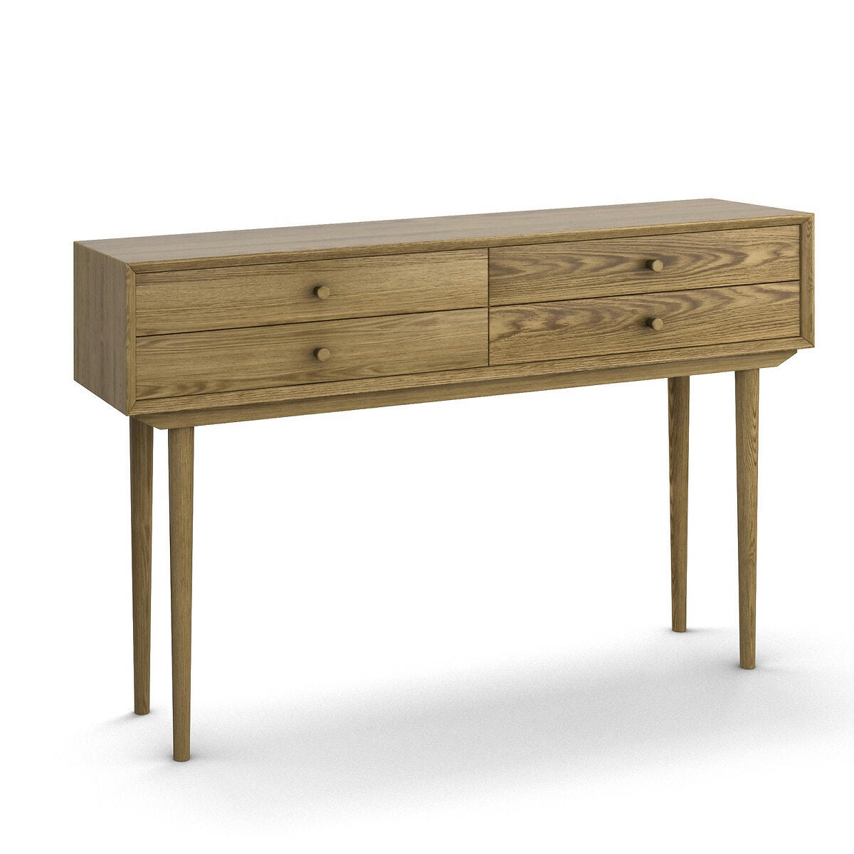 Console vintage, 4 tiroirs, Quilda