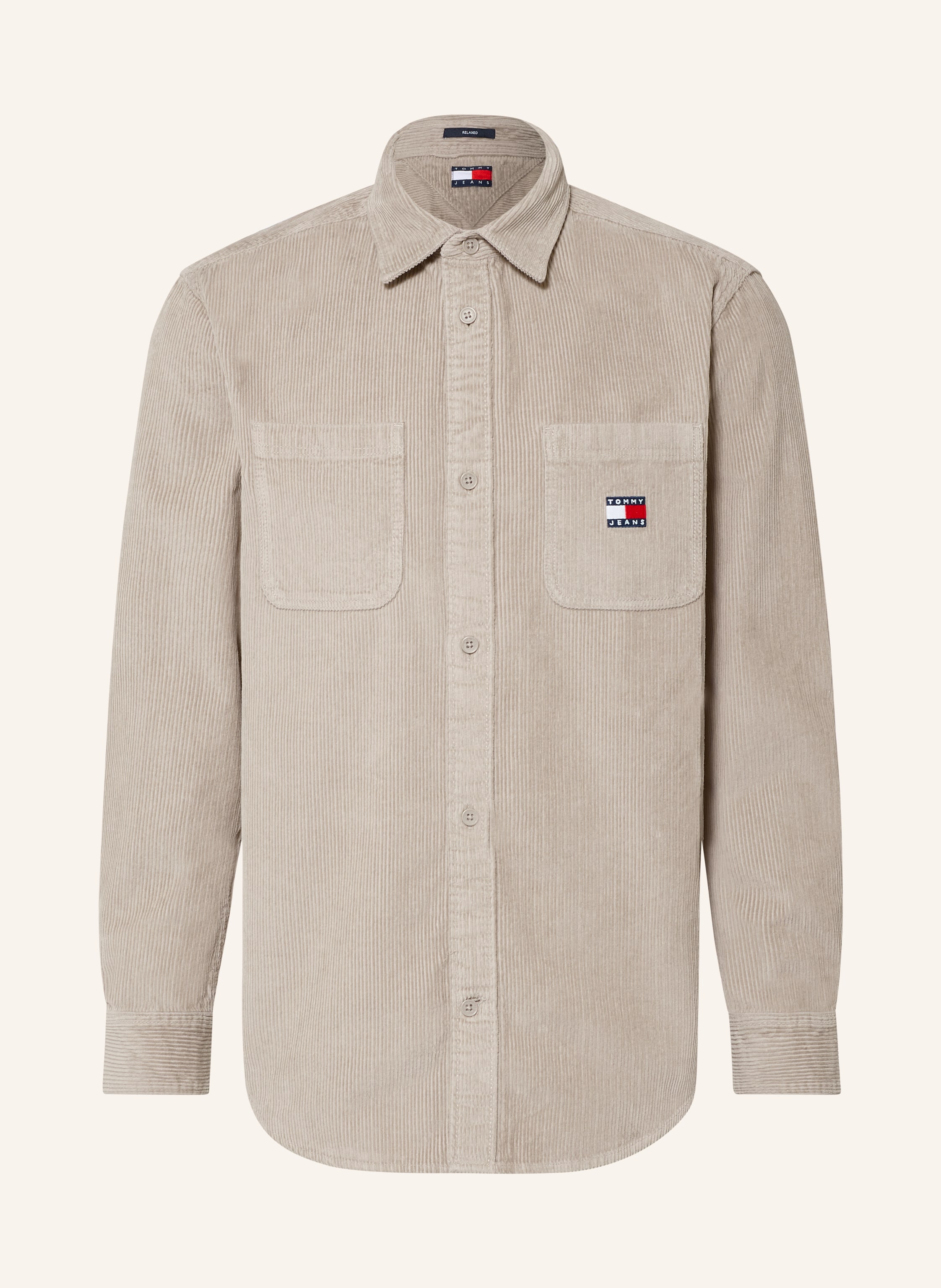TOMMY JEANS Cordhemd Comfort Fit
