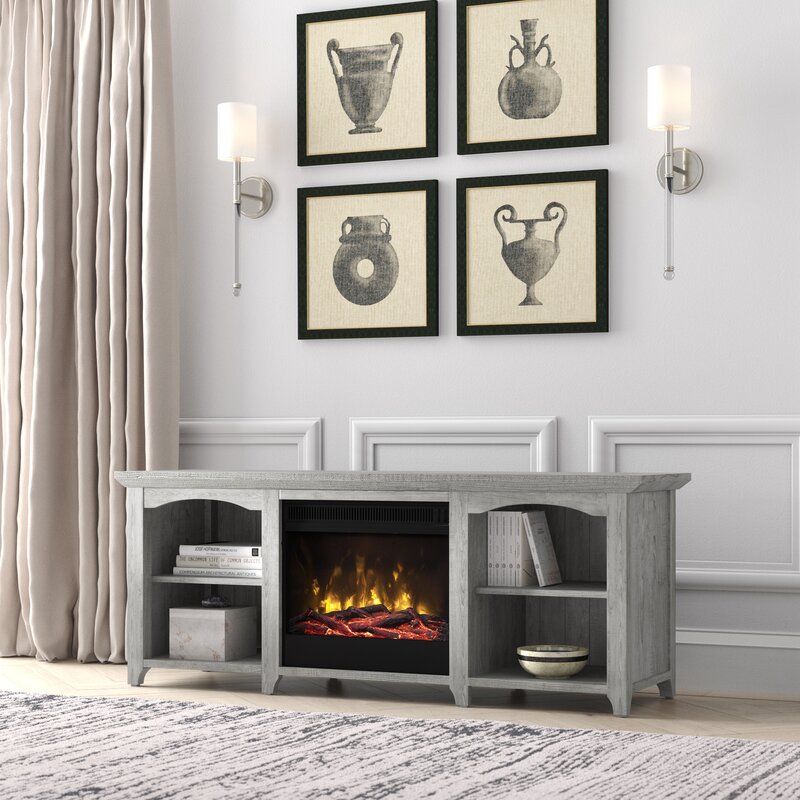 Mablethorpe TV Stand for TVs up to 60 with Fireplace Included