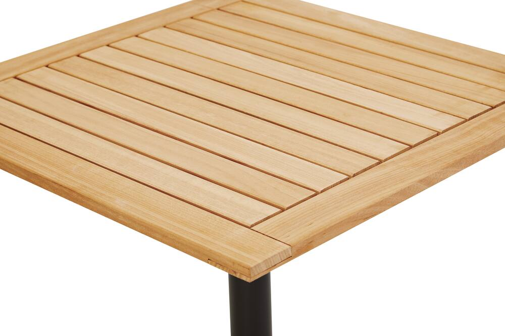 CANVAS Sylvan Square Outdoor/Patio/Balcony Bistro Table, Black