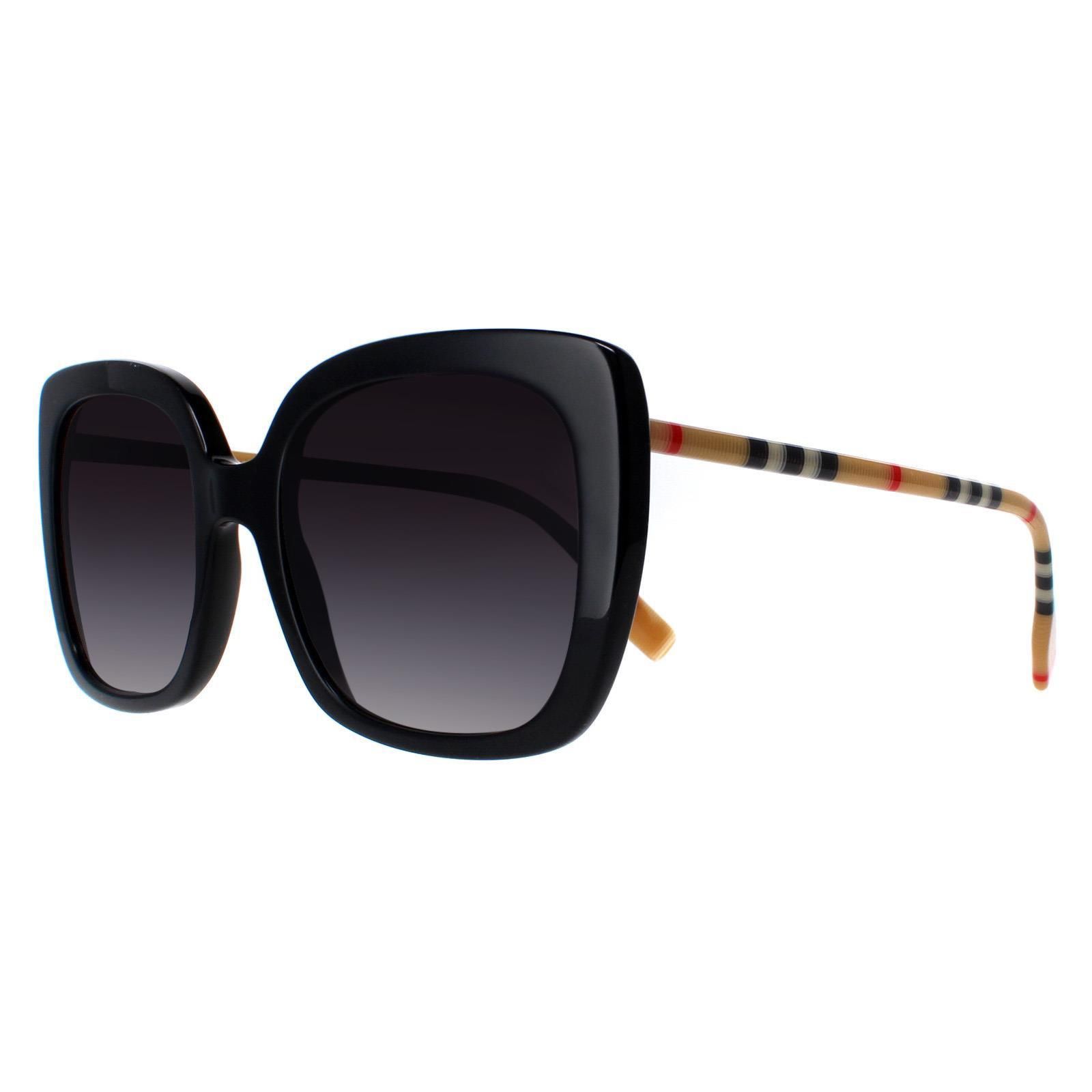 Burberry Square Black Grey Gradient BE4323