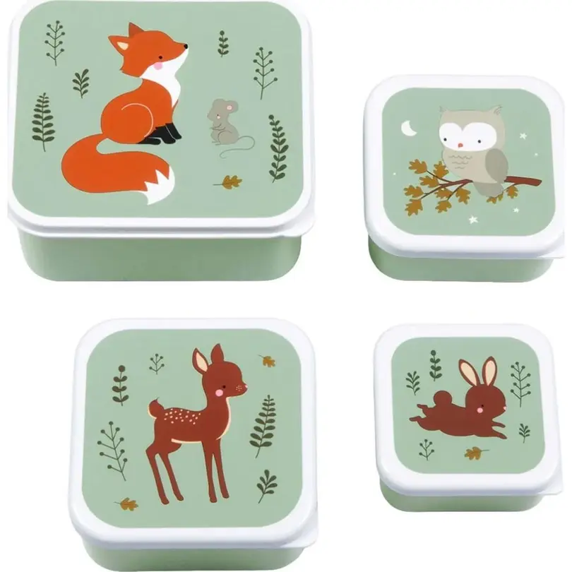 Lunch-Box 4er-Set Forest friends
