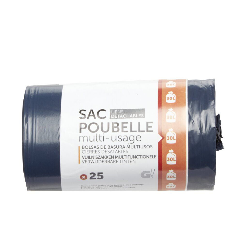 Sac poubelle 30l x25