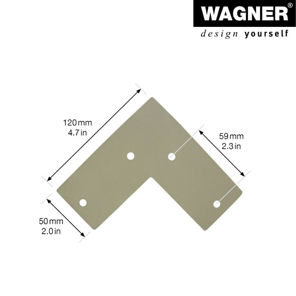 MØBELBEN WAGNER HAIRPIN 200MM MØRKGRÅ