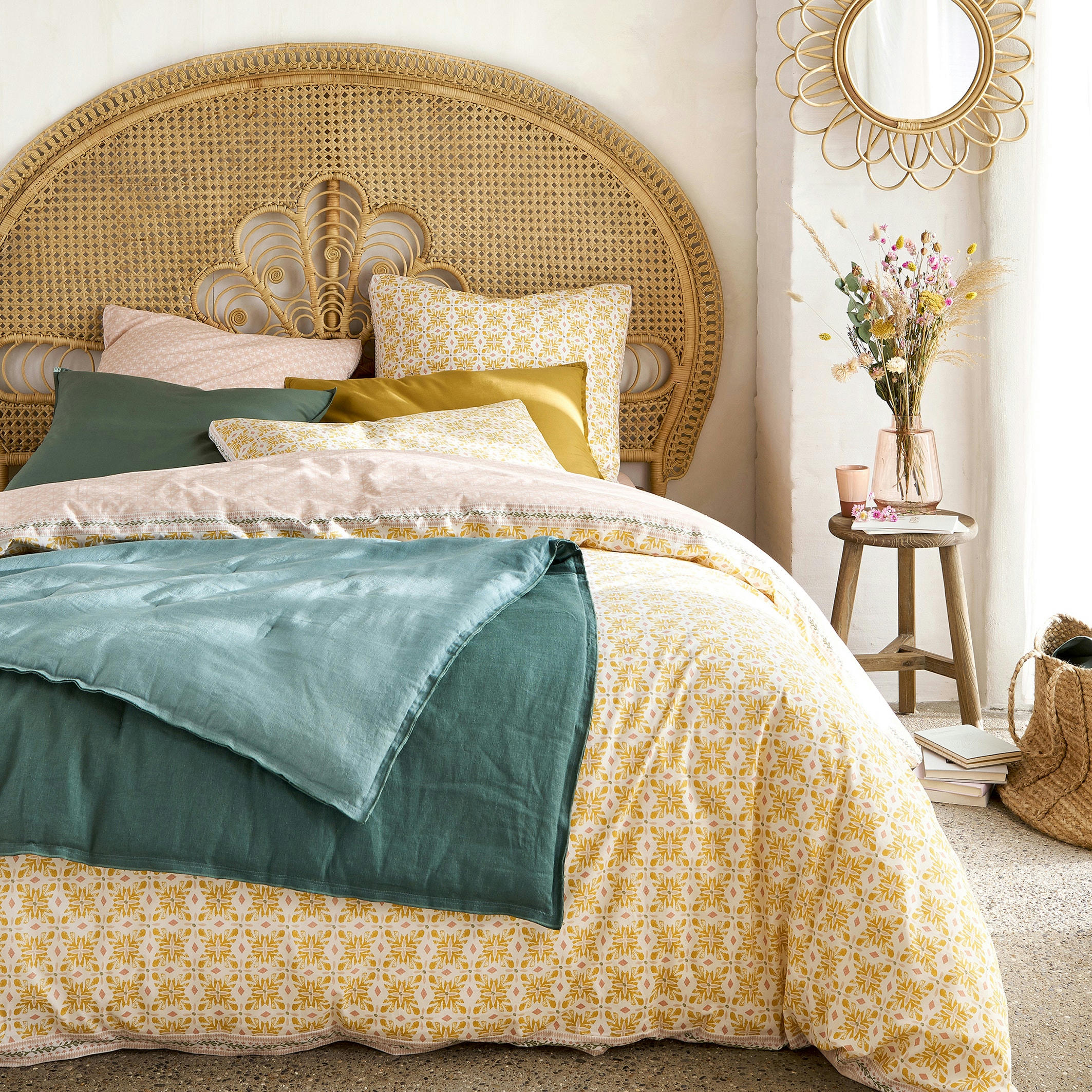 Drap imprimé Gardenia