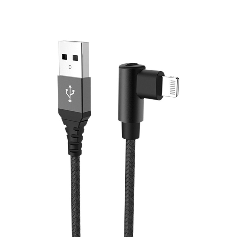Câble USB - Lightning 1 m noir CELLY