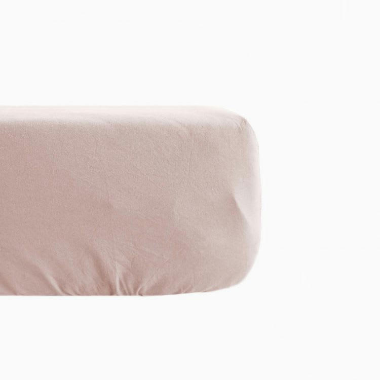 PALACE - Drap housse en Coton Rose 90x190 cm