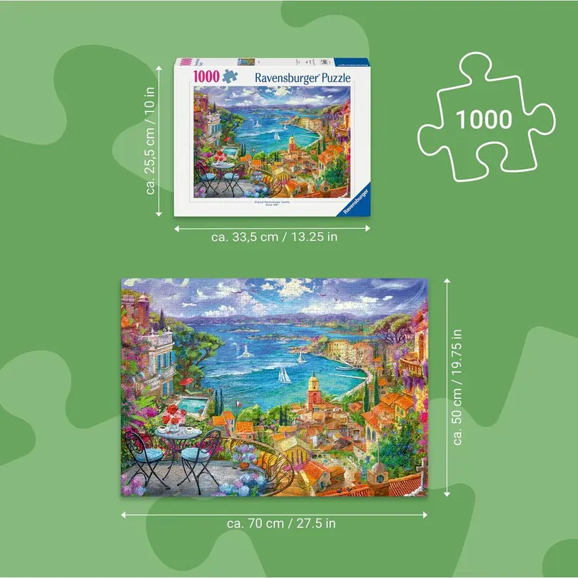 Puzzle 1000er-Set St. Tropez