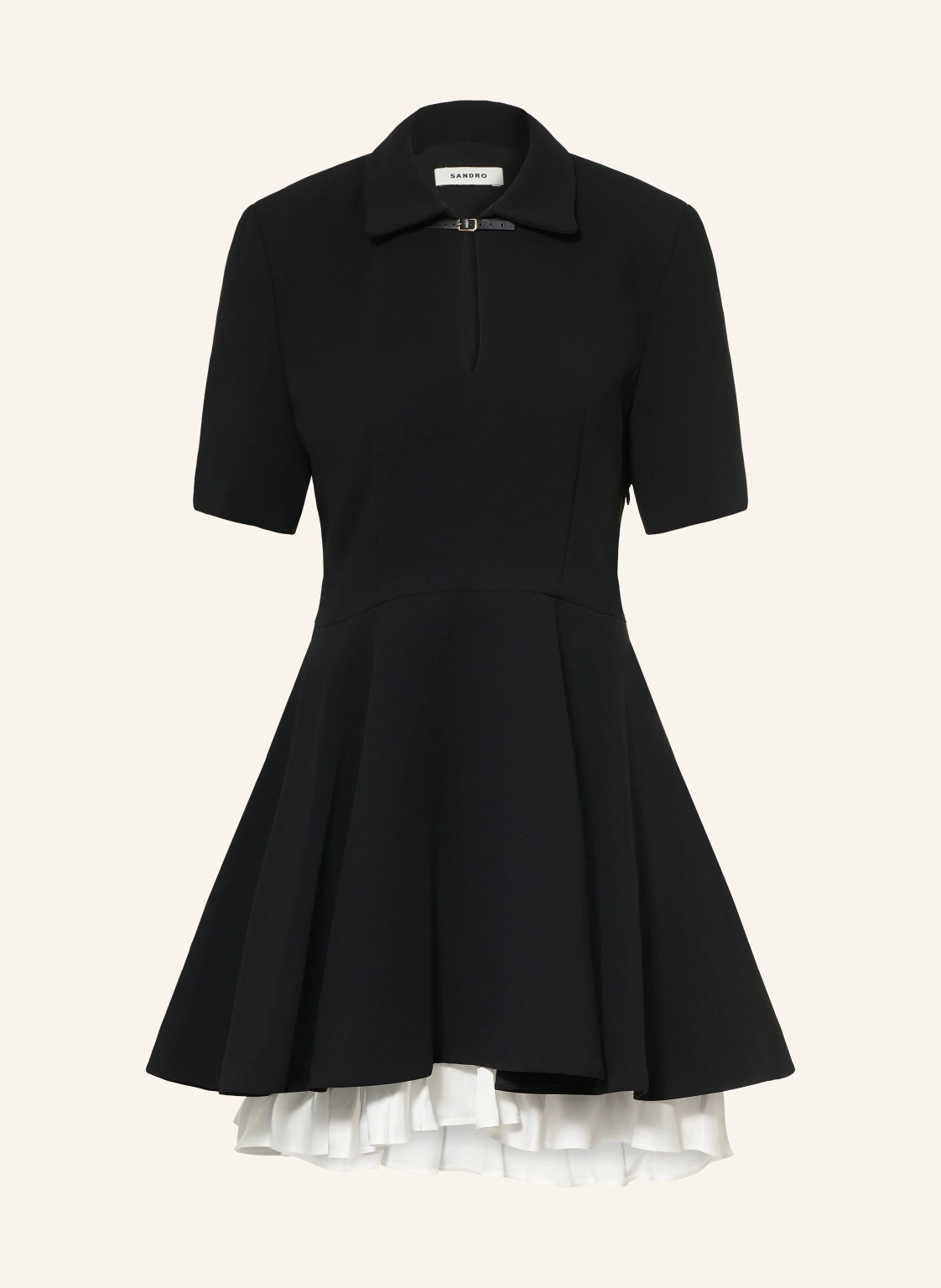 SANDRO Kleid mit Volants